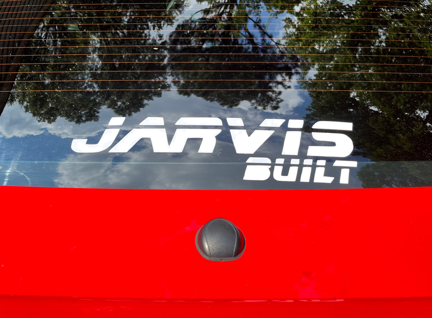 20" Jarvis Built Decal